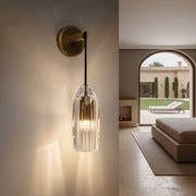 Modern Faceted Crystal Exterior Wall Sconce Lights, Bathroom Sconces, Outdoor Lighting Fixtures